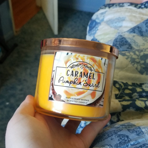Bath & Body Works Other - Bath & Body Works Caramel Pumpkin Swirl Candle